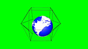 地球3D_ver.7/回転ブランコに乗る/グリーンバック合成用
